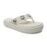 Moleca Tamanco Flat Baixa Fem Ad 5489-112 Branco Off