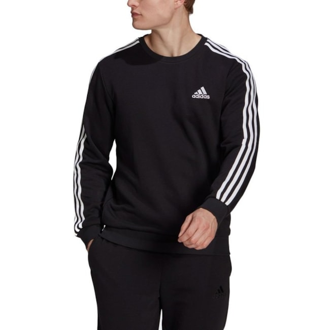 Moletom Adidas Essentials 3-Stripes Masculino Diversas