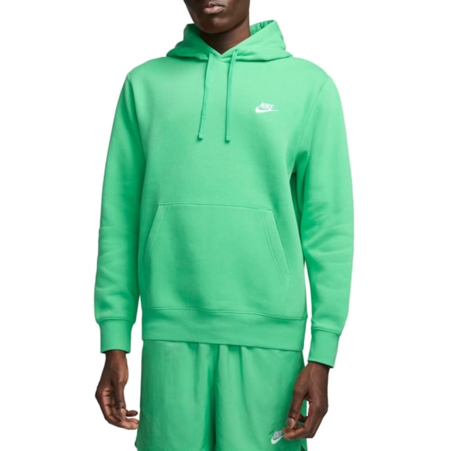 Moletom Nike Sportswear Club Fleece Pullover Masculino Verde