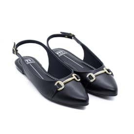 Mule Salto Baixo Moleca Feminino Preto