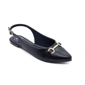 Mule Salto Baixo Moleca Feminino Preto