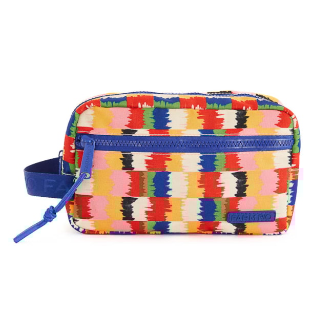 Necessaire Farm Azul Colorido
