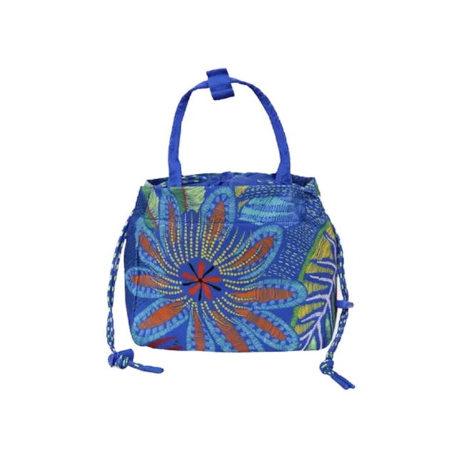 Necessaire Farm Azul Estampado