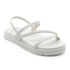 Papete Flatform Baixa Moleca Feminino Branco Off