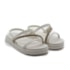 Papete Flatform Baixa Moleca Feminino Branco Off