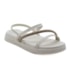 Papete Flatform Baixa Moleca Feminino Branco Off