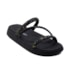 Papete Flatform Baixa Moleca Feminino Multi Preto