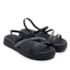 Papete Flatform Baixa Moleca Feminino Preto