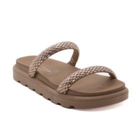 Papete Flatform Baixa Vizzano Feminino Bege