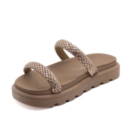 Papete Flatform Baixa Vizzano Feminino Bege