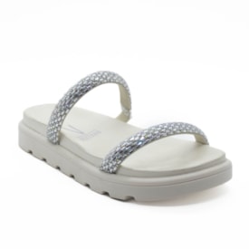 Papete Flatform Baixa Vizzano Feminino Branco Off