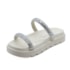 Papete Flatform Baixa Vizzano Feminino Branco Off