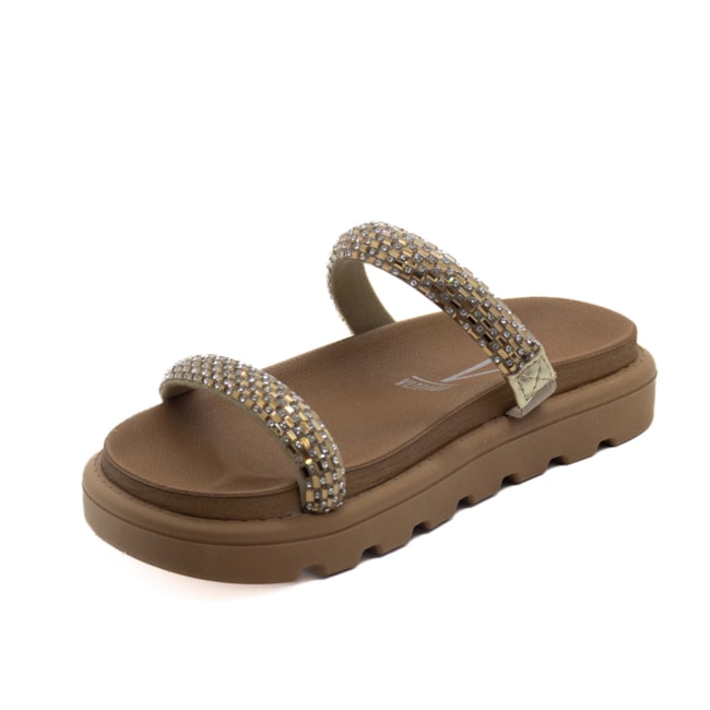 Papete Flatform Baixa Vizzano Feminino Camel