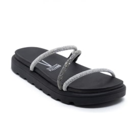 Papete Flatform Baixa Vizzano Feminino Cristal