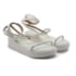 Papete Flatform Media Vizzano Feminina Branco Off
