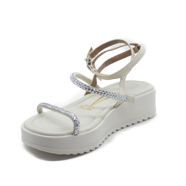 Papete Flatform Media Vizzano Feminina Branco Off