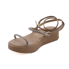 Papete Flatform Media Vizzano Feminina Nude