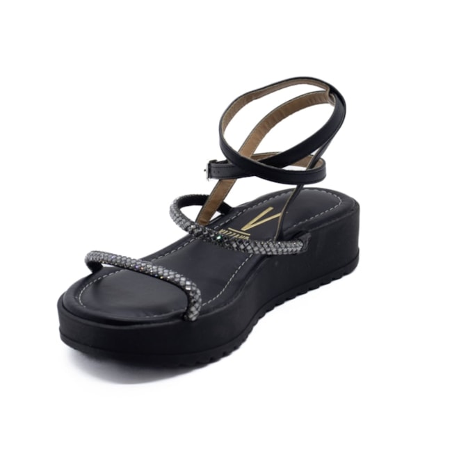 Papete Flatform Media Vizzano Feminina Preto