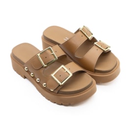 Papete Vizzano Feminina Camel
