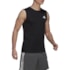 Regata Esportiva Adidas Aeroready 3-Stripes Masculina Preto