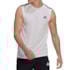 Regata Esportiva Adidas Aeroready Designed To Move 3-Stripes Masculina Branco