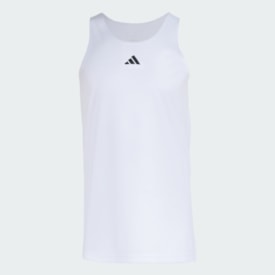 Regata Treino Adidas De Poliéster Masculina Branco