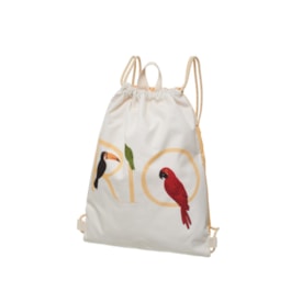 Sacola Farm Feminina Off White