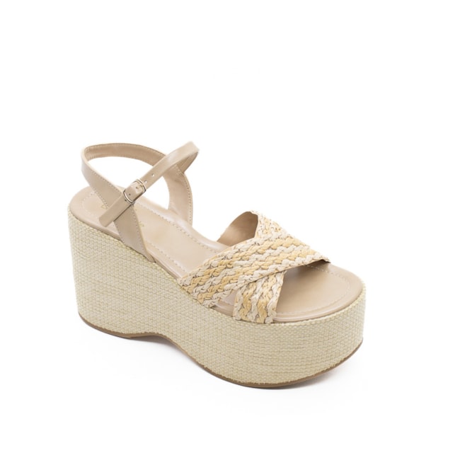 Sandália Anabela Lu Rezende Feminina Bistro