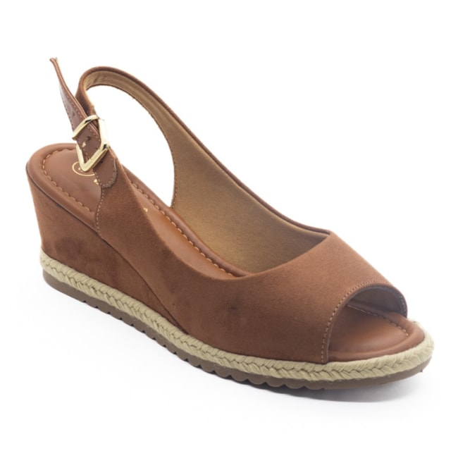 Sand Lia Passarela SandÃ¡lia Feminina Salto Anabela Sandalias Da