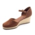 Sandália Anabela Média Bebecê Feminino Pecan