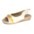 Sandalia Anabela Piccadilly Feminina Nude