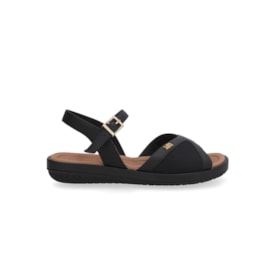 Sandália Anabela Usaflex Feminina Preto