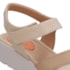 Sandália Anabela Usaflex Feminina Vanilla