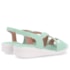 Sandália Anabela Usaflex Feminino Aqua