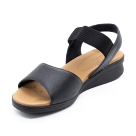 Sandalia Anabela Usaflex Feminino Preto