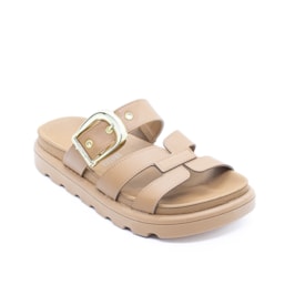 Sandalia Birken Vizzano Feminina Camel
