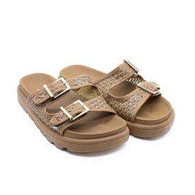 Sandalia Birken Vizzano  Feminina Camel