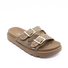 Sandalia Birken Vizzano  Feminina Camel