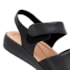 Sandalia Couro Usaflex Feminina Preto