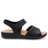 Sandalia Couro Usaflex Feminina Preto