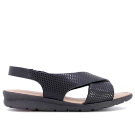 Sandália Flarform Baixa Usaflex Feminino Preto