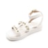 Sandália Flat Baixa Beira Rio Feminino Off White