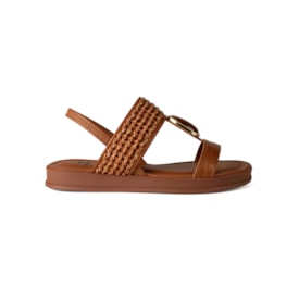Sandália Flat Baixa Dakota Feminina Caramelo