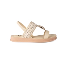 Sandália Flat Baixa Dakota Feminina Vanilla