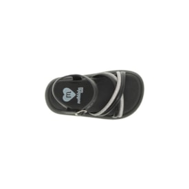 Sandália Flat Baixa Infantil Molekinha Feminino Preto