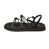 Sandália Flat Baixa Infantil Molekinha Feminino Preto
