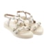 Sandália Flat Baixa Lu Rezende Feminino Off White