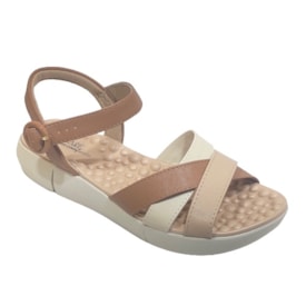 Sandália Flat Baixa Modare Feminino Nude