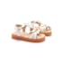 Sandália Flat Baixa Molekinha Infantil Feminina Branco