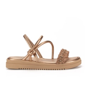 Sandalia Flat Baixa Pink Cats Infantil Feminina Mousse